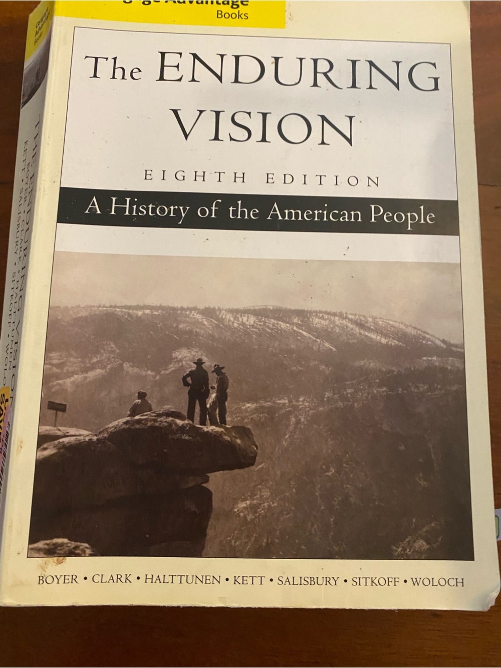 The Enduring Vision Eighth Edition - White/Cream History Textbook